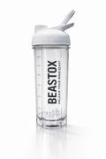 Beastox Premium Protein Shaker Bottle – 800ml / 27oz Leak-Proof Gym Shaker with Mixing Ball, BPA-Free & Dishwasher Safe